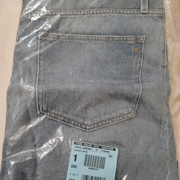 Madewell Rigid Denim Mini Skirt in Glencrest Wash Item k9948 Size 32 - Picture 3 of 4